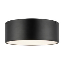 Alora Lighting FM556012MB - Brisbane 12-in Matte Black 2 Lights Flush Mount