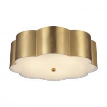 Alora Lighting FM603314BG - Blossom 14-in Brushed Gold Socket Flush Mount