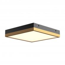 Alora Lighting FM553211AGMB - Sydney 11-in Aged Gold/Matte Black LED Flush Mount