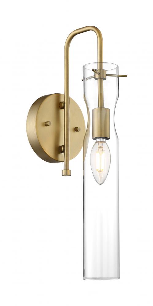 Spyglass - 1 Light Sconce - Vintage Brass Finish