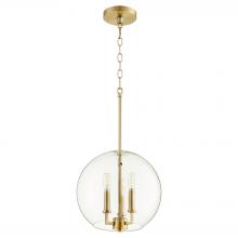 Quorum 873-3-80 - 3LT GLOBE PEND - AGB