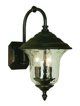 Framburg 1220 CH - 3-Light Charcoal Hartford Exterior Wall Mount