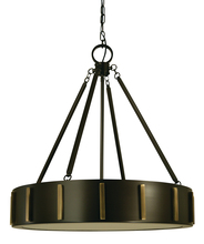 Framburg 4594 BN/PN - 4-Light 23" Brushed Nickel/Polished Nickel Pantheon Pendant