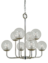 Framburg 4838 SP - 10-Light Satin Pewter Jupiter Chandelier