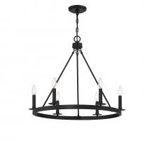 Savoy House Meridian M10093MBK - 6-Light Chandelier in Matte Black