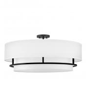 Hinkley 38895BK - Large Convertible Semi-flush Mount