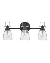 Hinkley 51273BK-CM - Medium Three Light Vanity