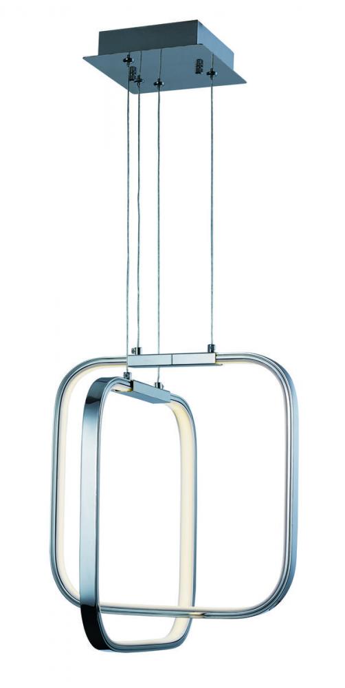 Squared LED-Single Pendant