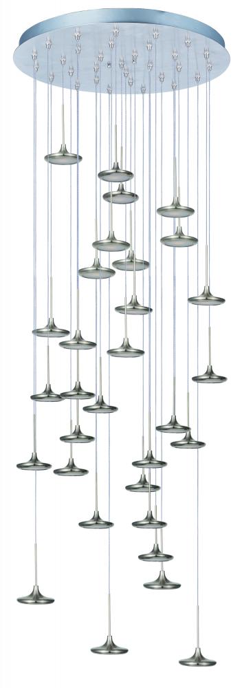 Disc-Flush Mount Chandelier