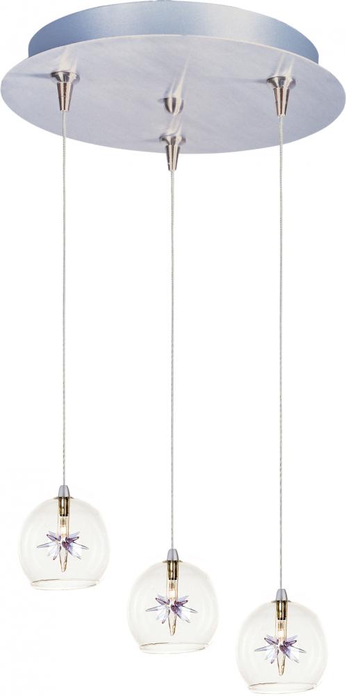 Starburst 3-Light RapidJack Pendant and Canopy