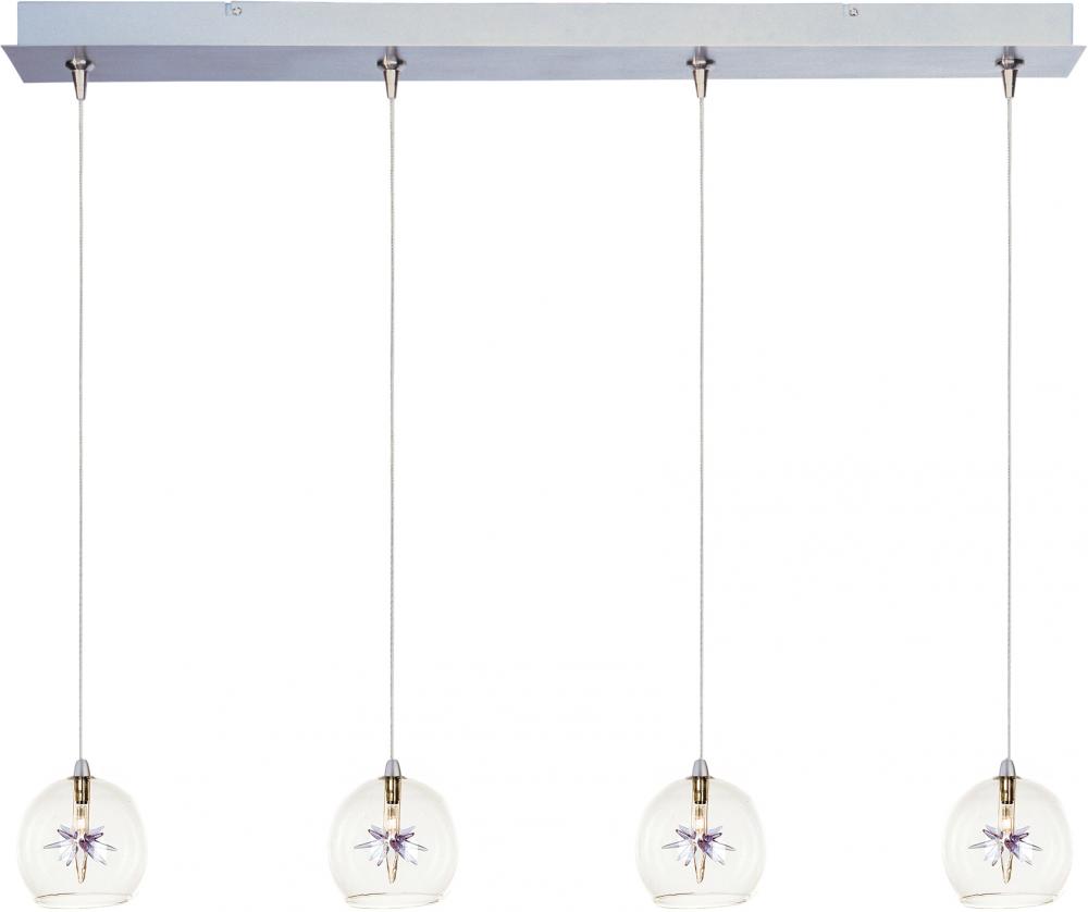 Starburst 4-Light RapidJack Pendant and Canopy